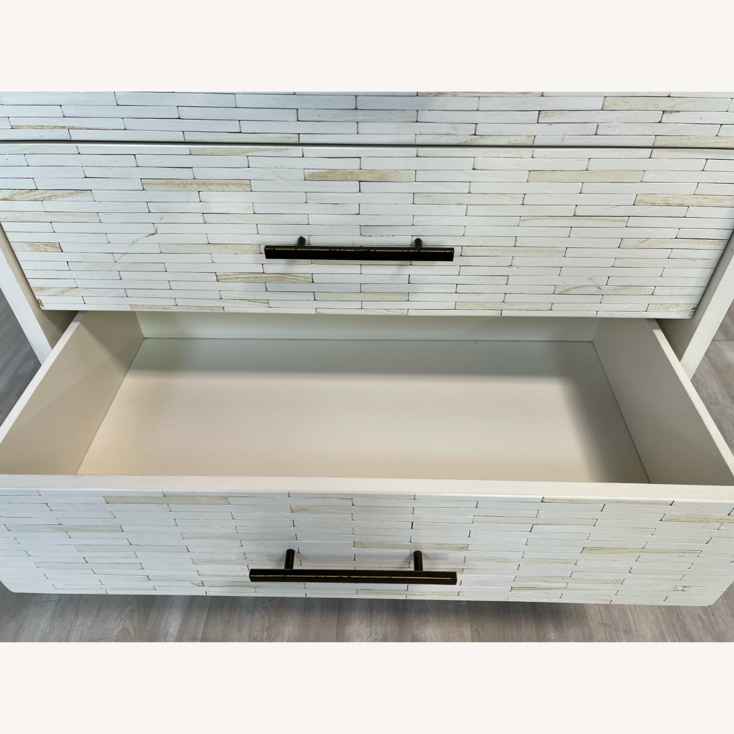 West Elm Wood Tiled 3-Drawer Dresser - image-6