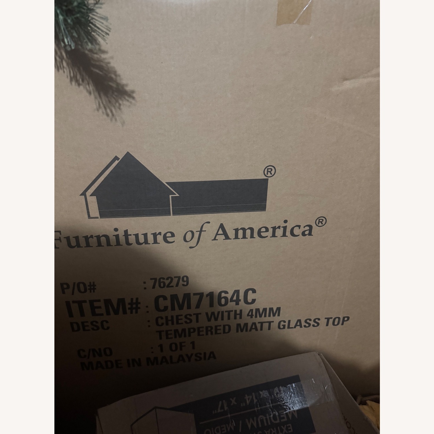 Grey Glass Tempered Chest - image-2