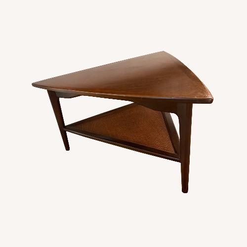 Used Bloomingdale's Dark Brown Wood Coffee Table for sale on AptDeco