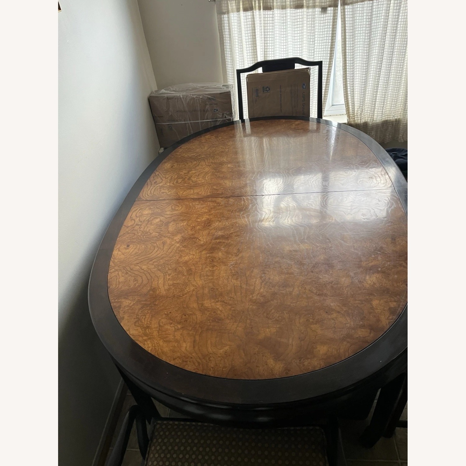 Century Furniture Dark Brown Lacquer Dining Set - image-1