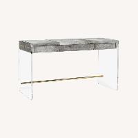 Interlude Home Natural Fur and Hide Desk