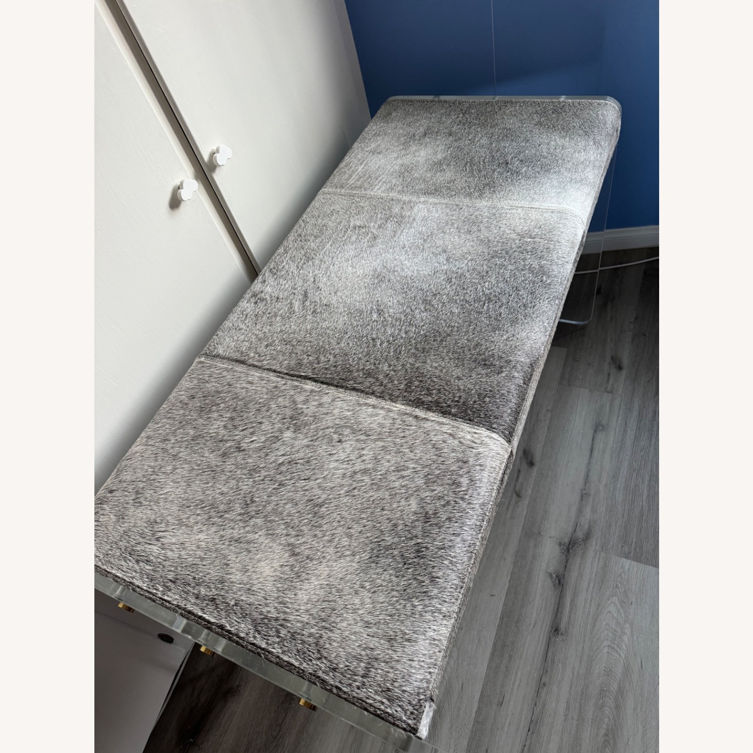 Interlude Home Natural Fur and Hide Desk - image-2