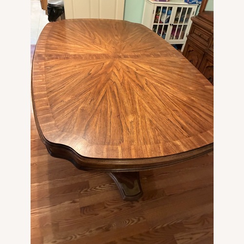 Used Empire Furniture USA Light Brown Dining Table for sale on AptDeco