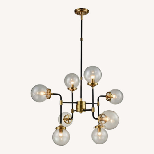 Used Wayfair Black Metal Ceiling Lamp for sale on AptDeco