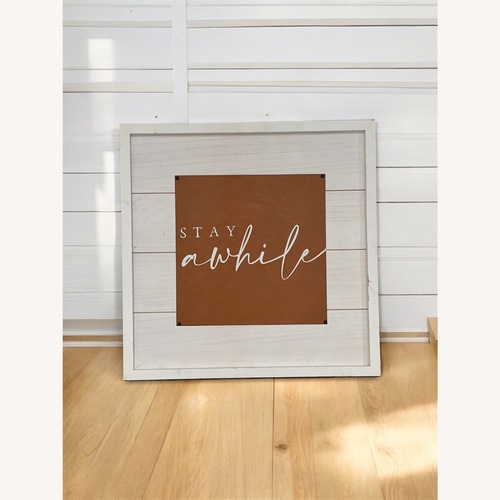 Used Solid Wood Custom Wall Decor  for sale on AptDeco