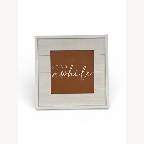 Used Solid Wood Custom Wall Decor  for sale on AptDeco