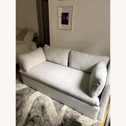 Used West Elm Marin Frost Gray Sofa for sale on AptDeco