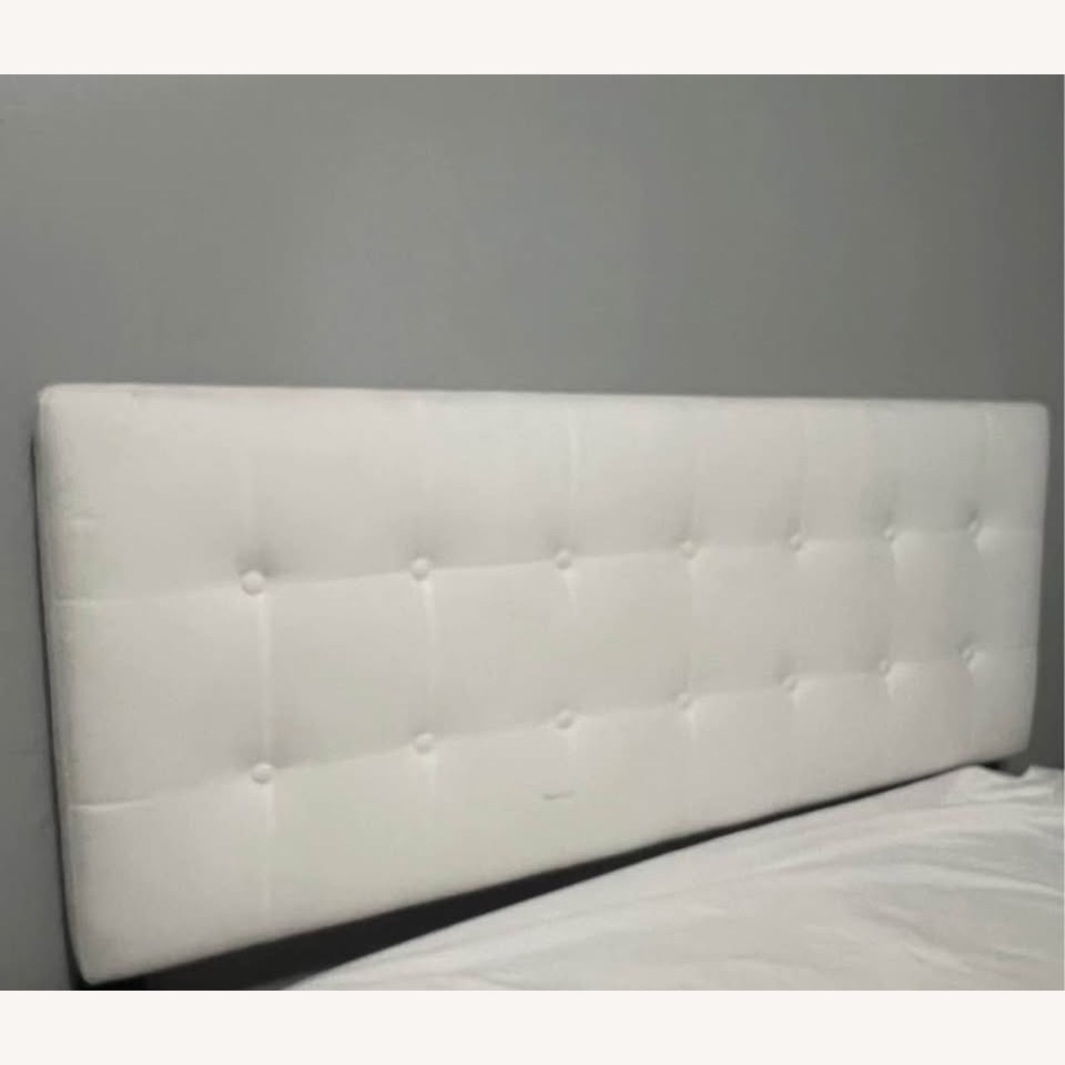 Amazon White Velvet Headboard - image-2