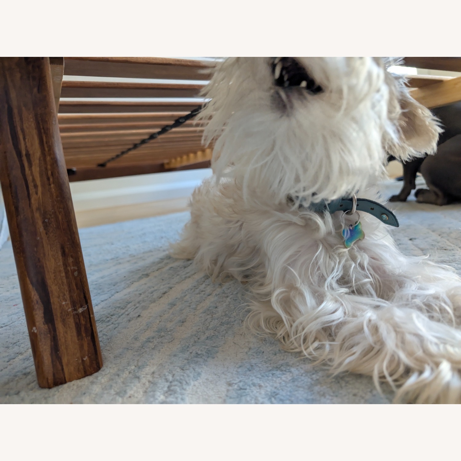 Raymour & Flanigan Dark Brown Wood Queen Bed  - image-4