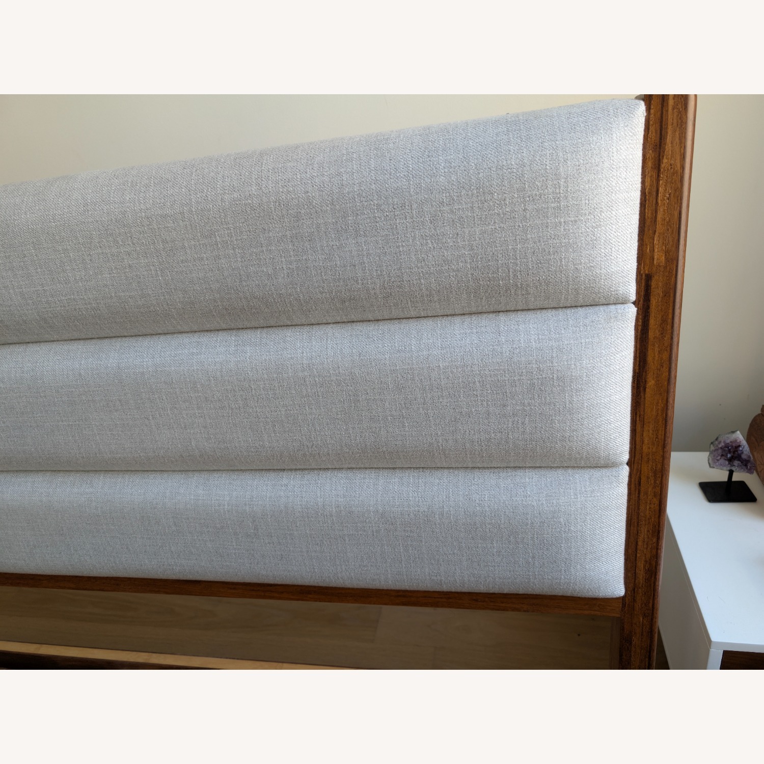 Raymour & Flanigan Dark Brown Wood Queen Bed  - image-8