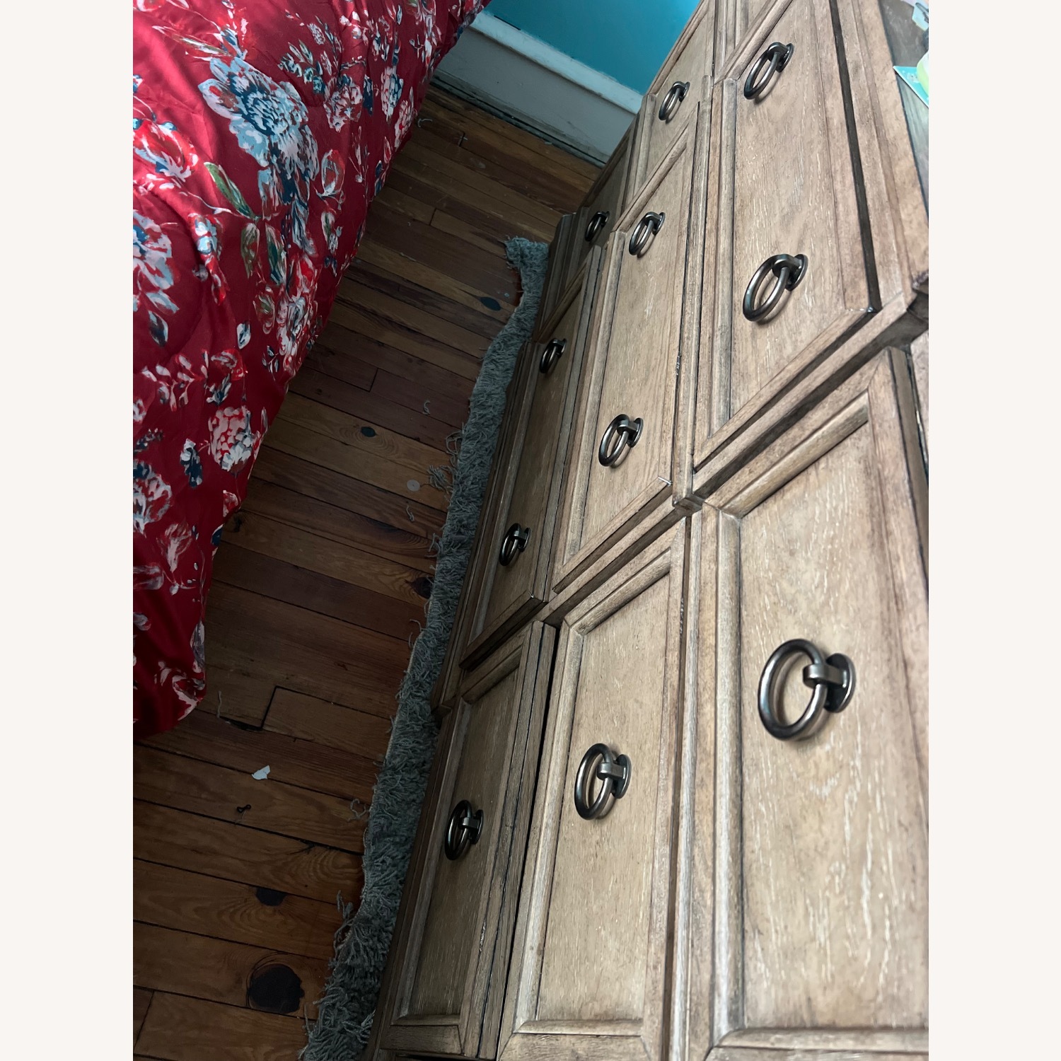 Raymour & Flanigan Light Brown Wood Dresser - image-3