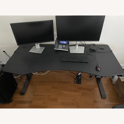 Used Costsco Height Adjustable Desk (ApexDesk Elite 71” x 33”) for sale on AptDeco