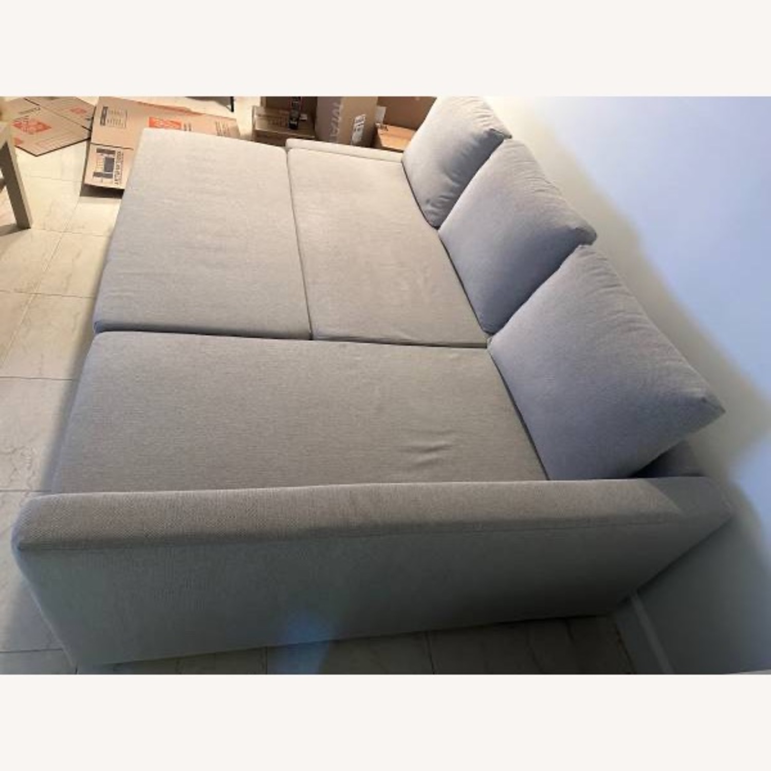 IKEA Friheten Natural Fabric Sleeper Sofa - image-2