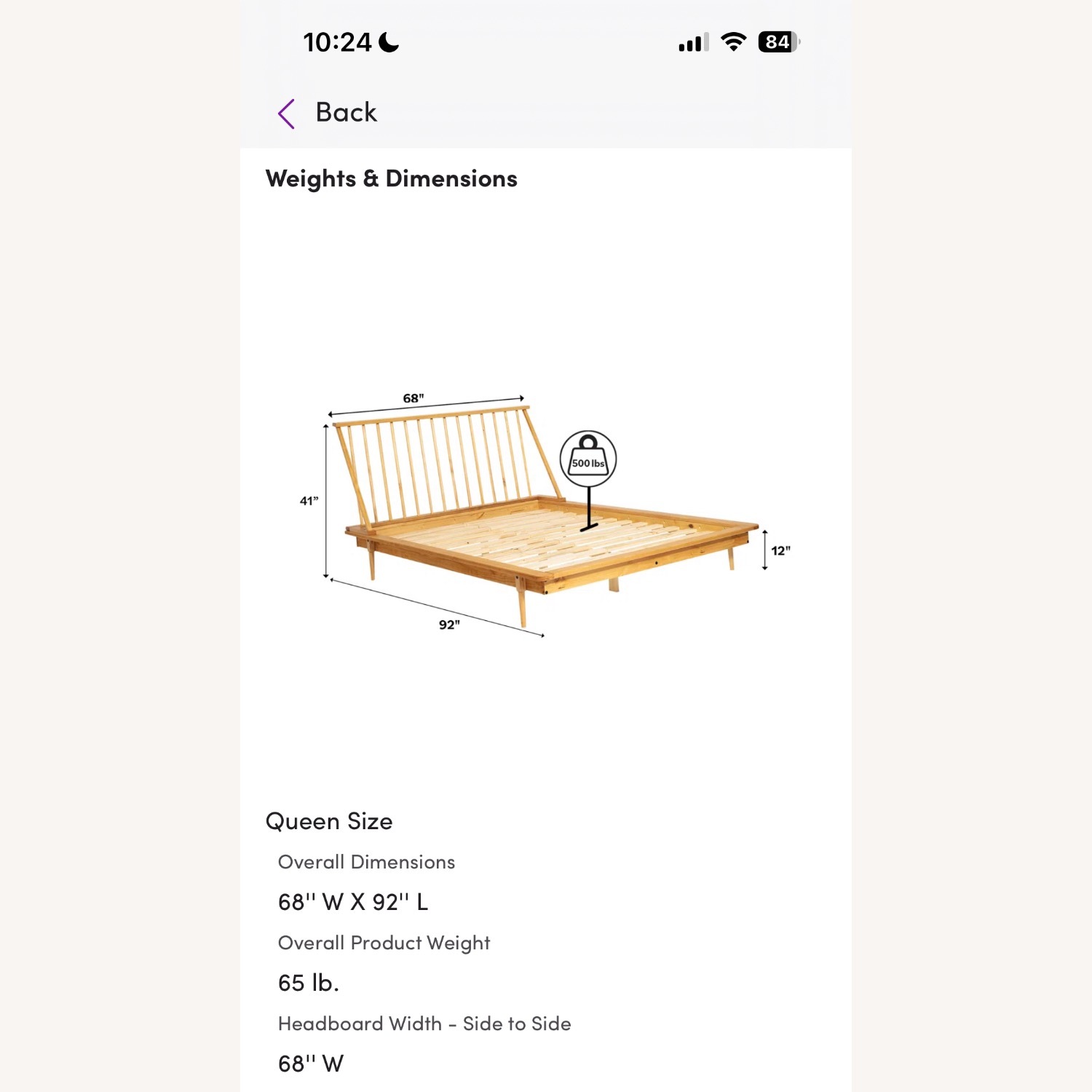 Mercury Row Natural Wood Queen Bed - image-4