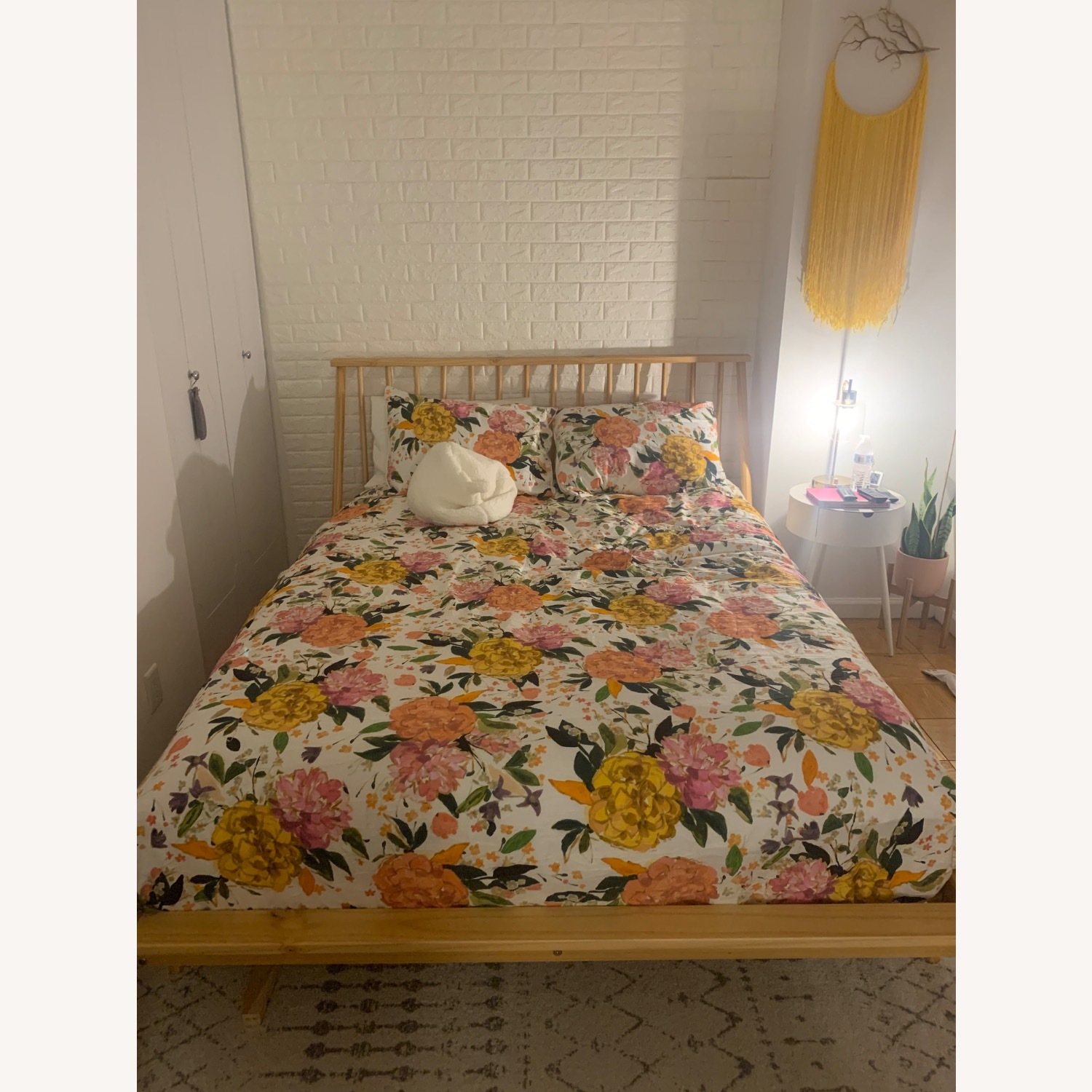 Mercury Row Natural Wood Queen Bed - image-3