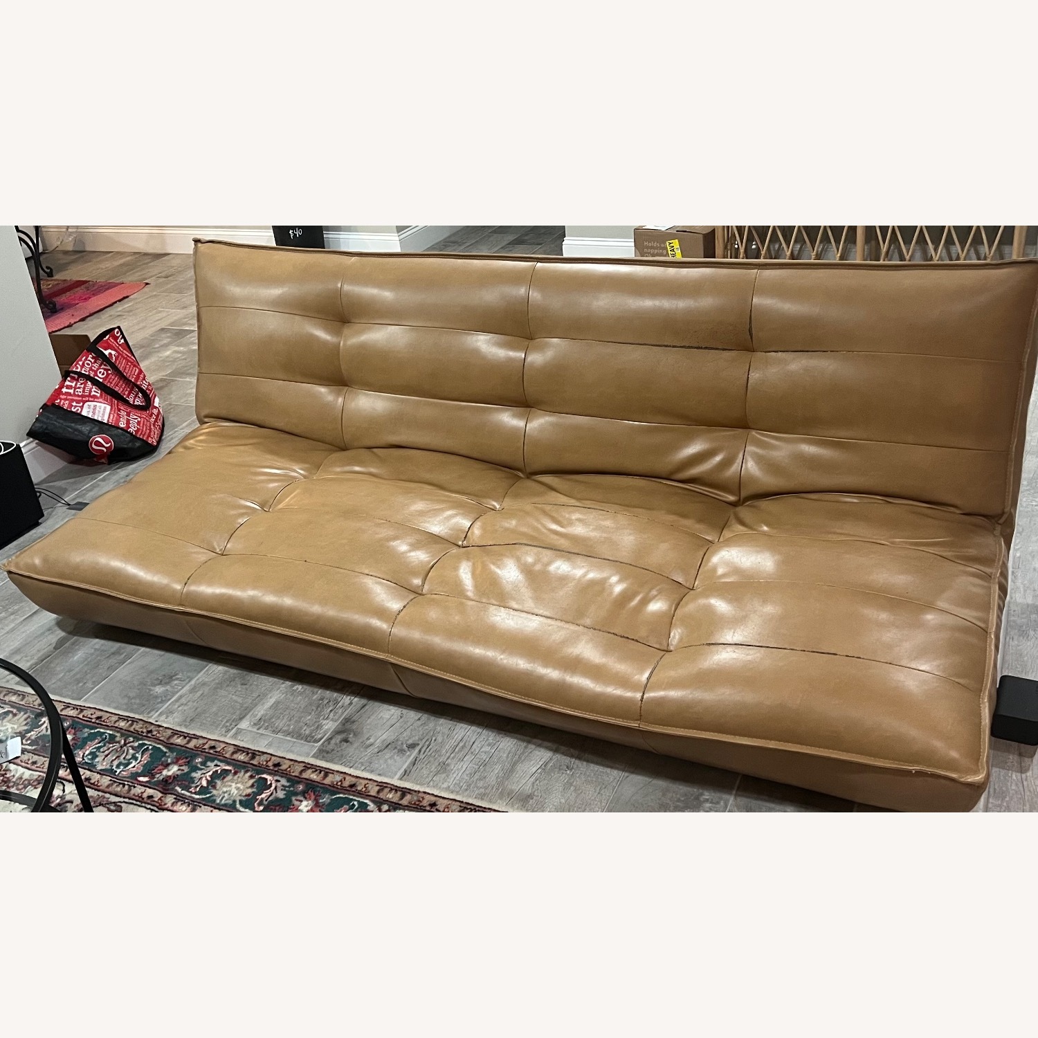 Urban Outfitters Greta XL Leather Sofa - image-3