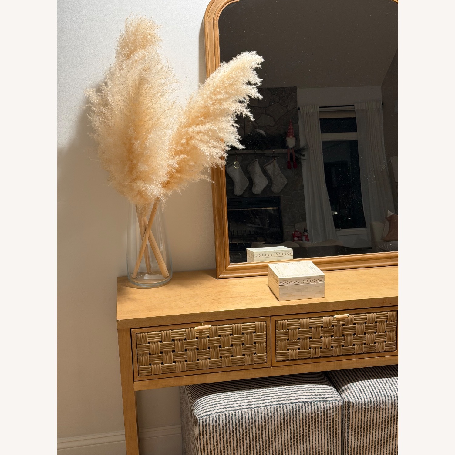 Target Studio Mcgee Light Brown Side Table - image-3