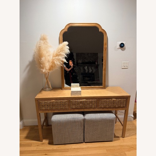 Used Target Studio Mcgee Light Brown Side Table for sale on AptDeco