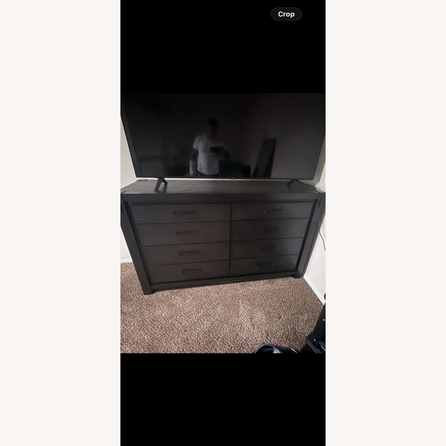 Raymour & Flanigan Dark Brown Dresser - image-1