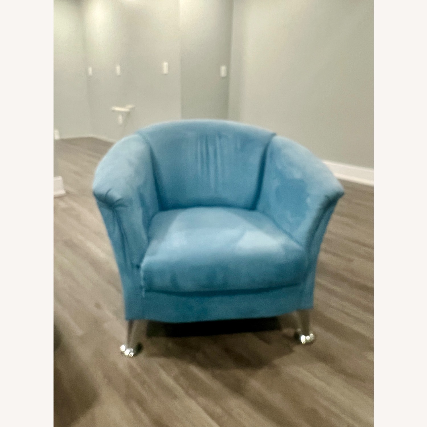 Blue Sleeper Sofa - image-5