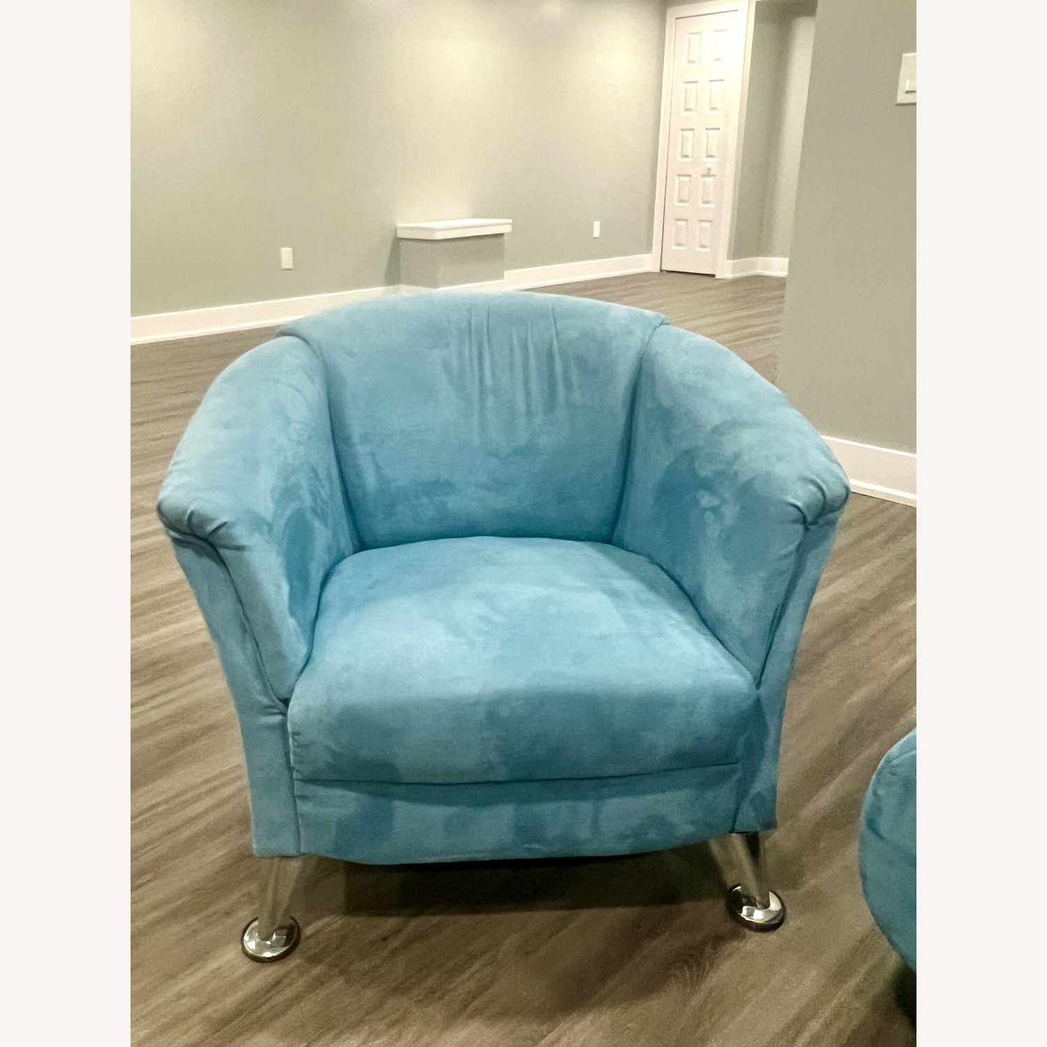 Blue Sleeper Sofa - image-4