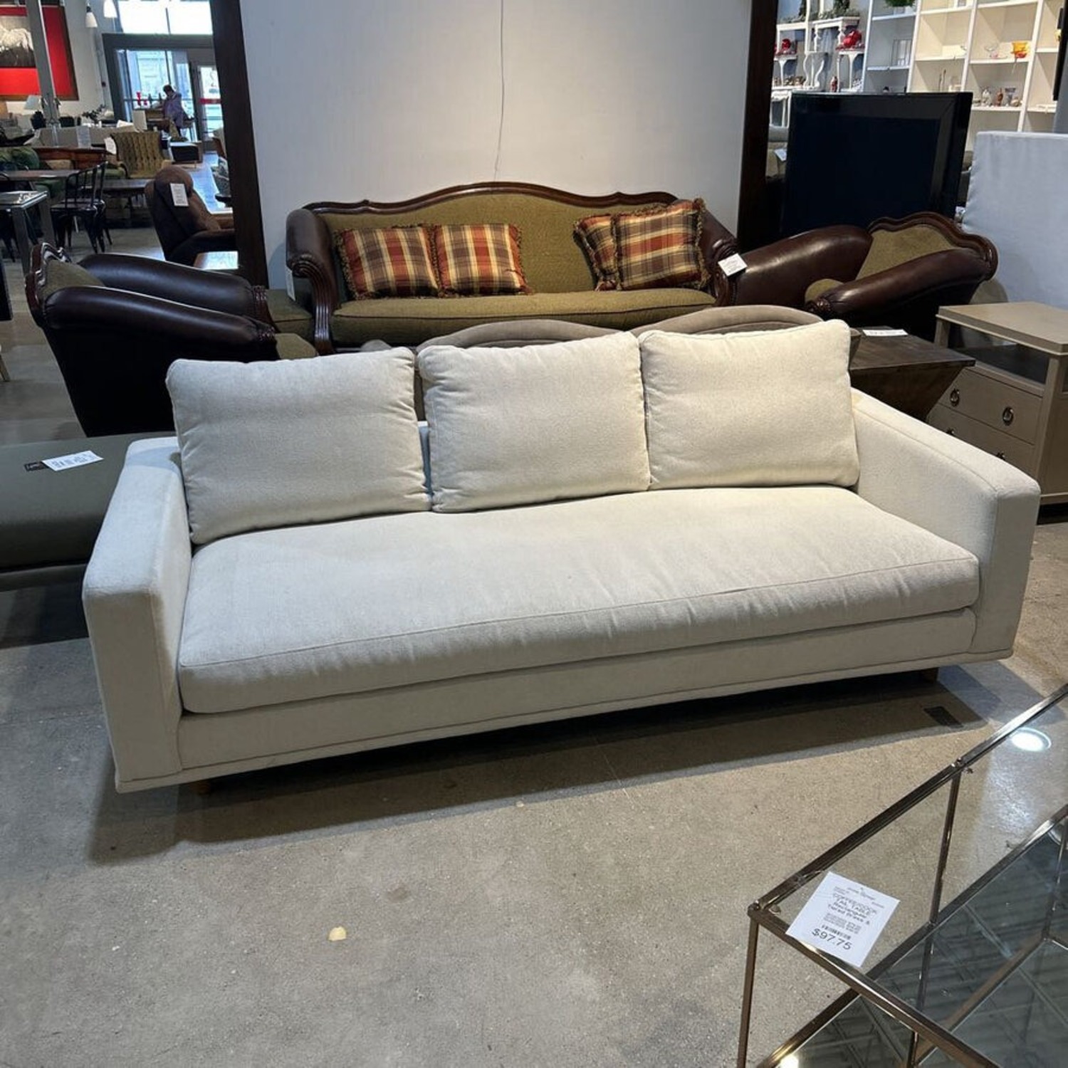 Four Hands Dom Sofa Bonnell Ivory - image-1