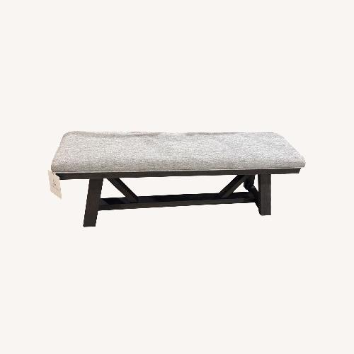 Used American Signature Edison Upholstered Dining Bench for sale on AptDeco