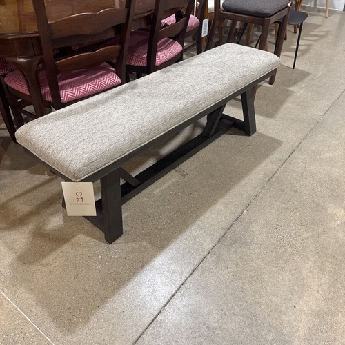 Used American Signature Edison Upholstered Dining Bench for sale on AptDeco