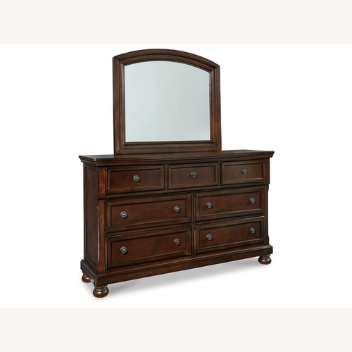 Used Porter 7 Drawer Dresser and Mirror for sale on AptDeco