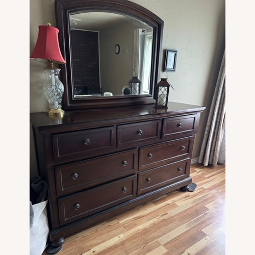 Used Porter 7 Drawer Dresser and Mirror for sale on AptDeco