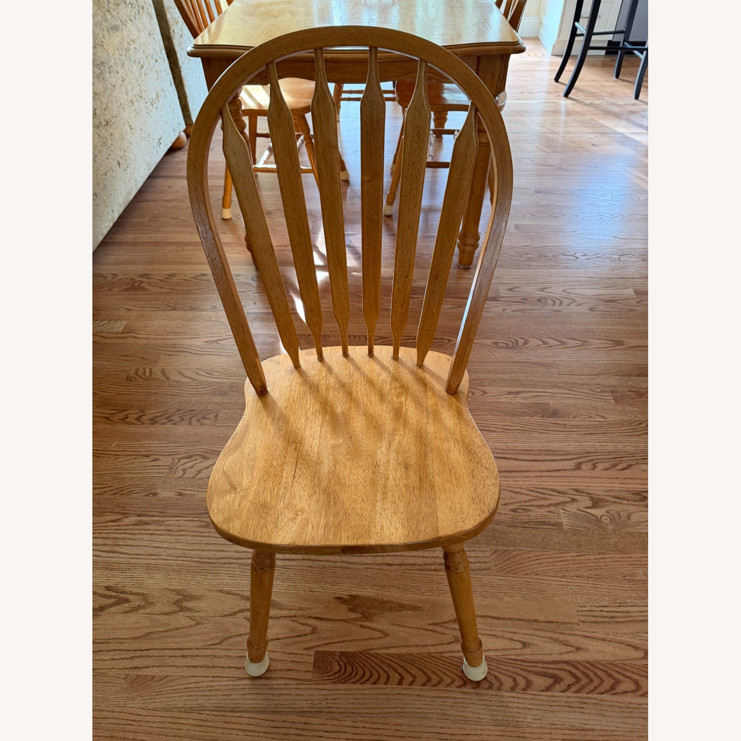 Natural Wood Dining Set - image-2