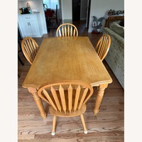 Natural Wood Dining Set