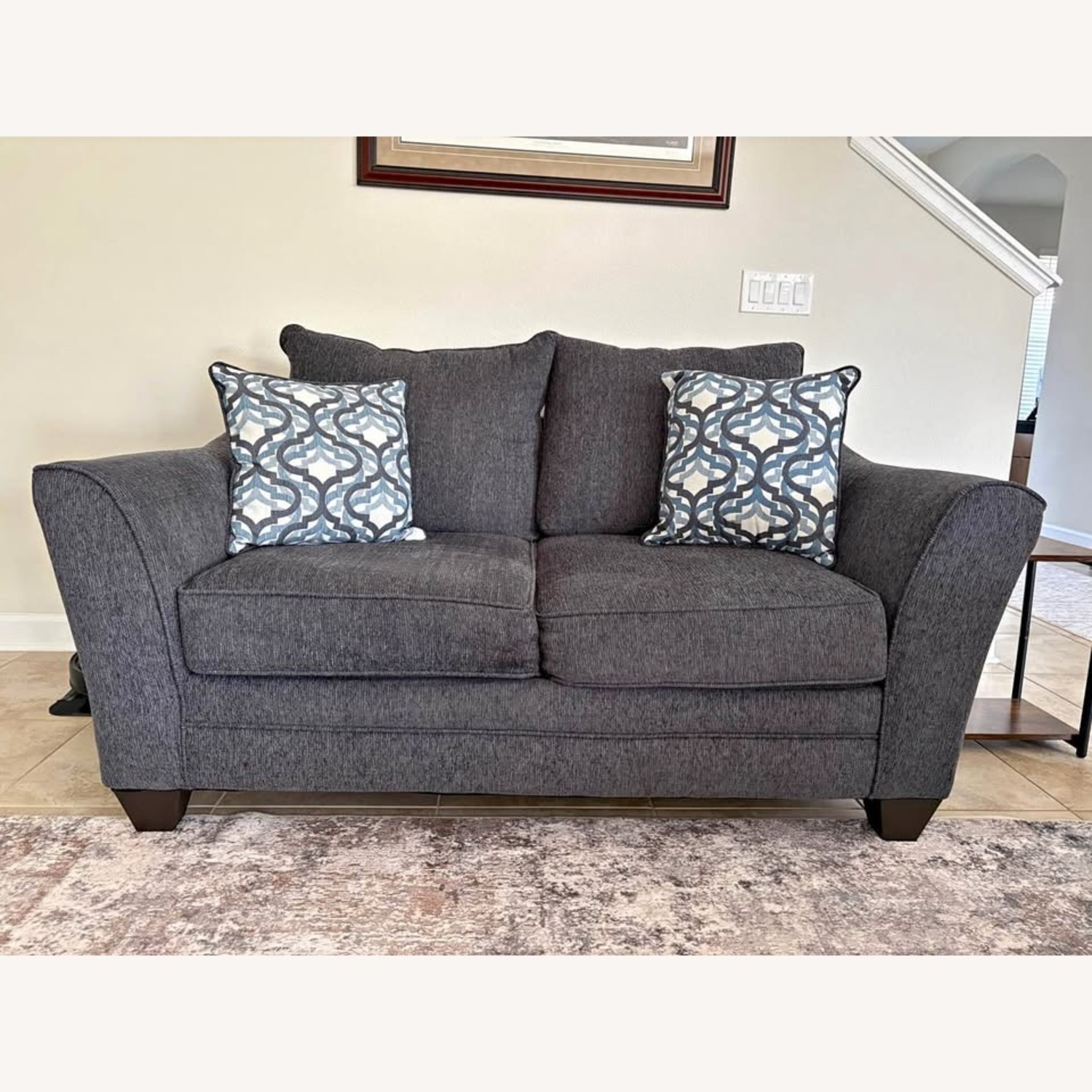 Victoria Park Grey Loveseat - image-3