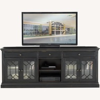 Rooms To Go Dark Brown Wood Media Storage