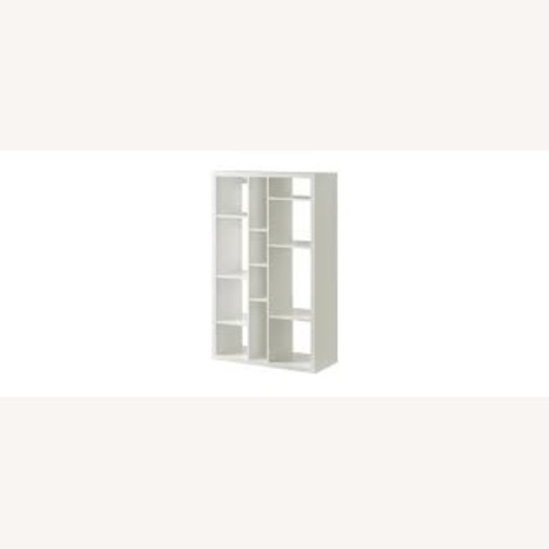 Used IKEA Kallax White Wood Bookcase for sale on AptDeco