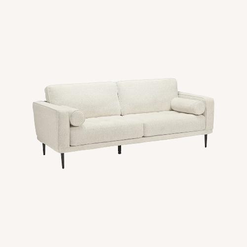 Used Ashley Caladeron Mid-Century Modern Chenille Sofa for sale on AptDeco
