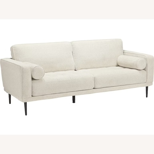 Used Ashley Caladeron Mid-Century Modern Chenille Sofa for sale on AptDeco