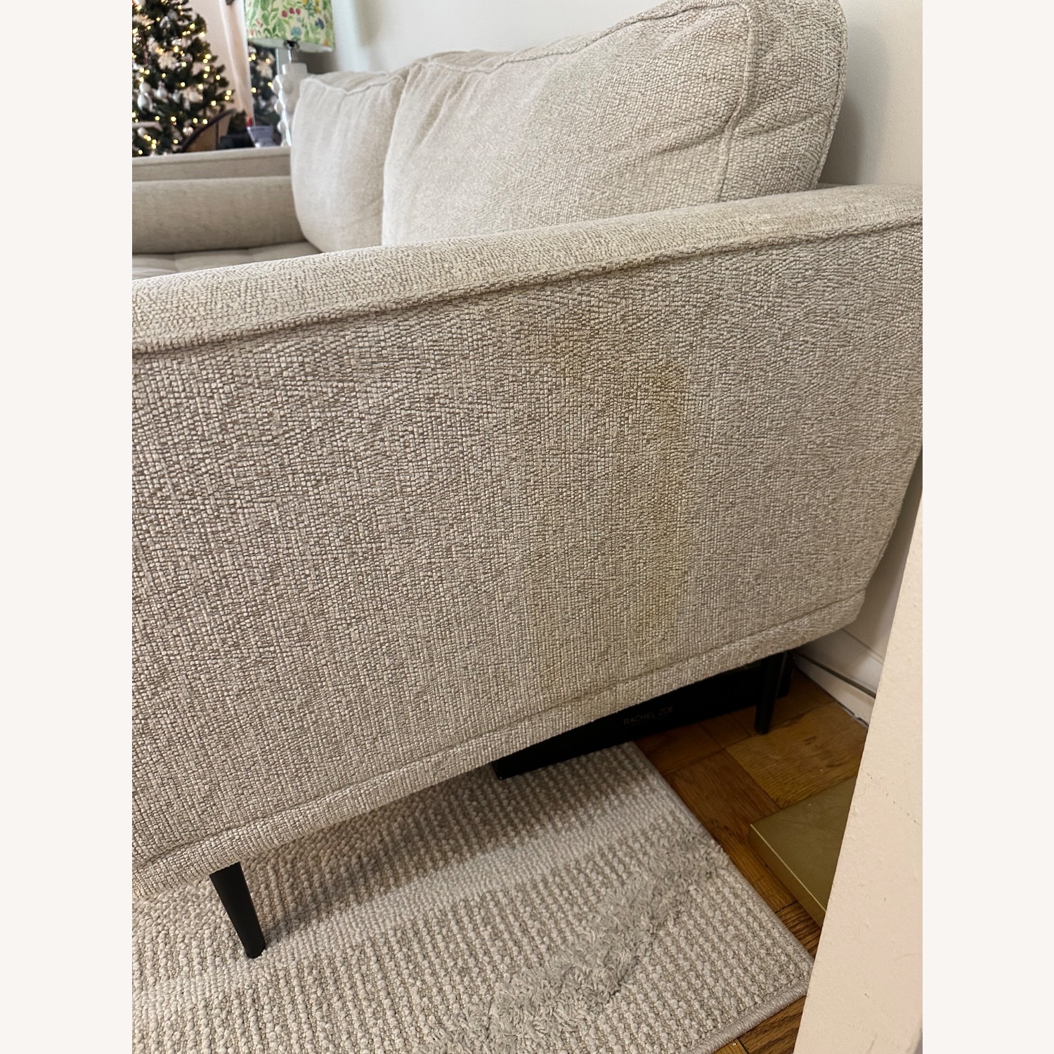 Ashley Caladeron Mid-Century Modern Chenille Sofa - image-6