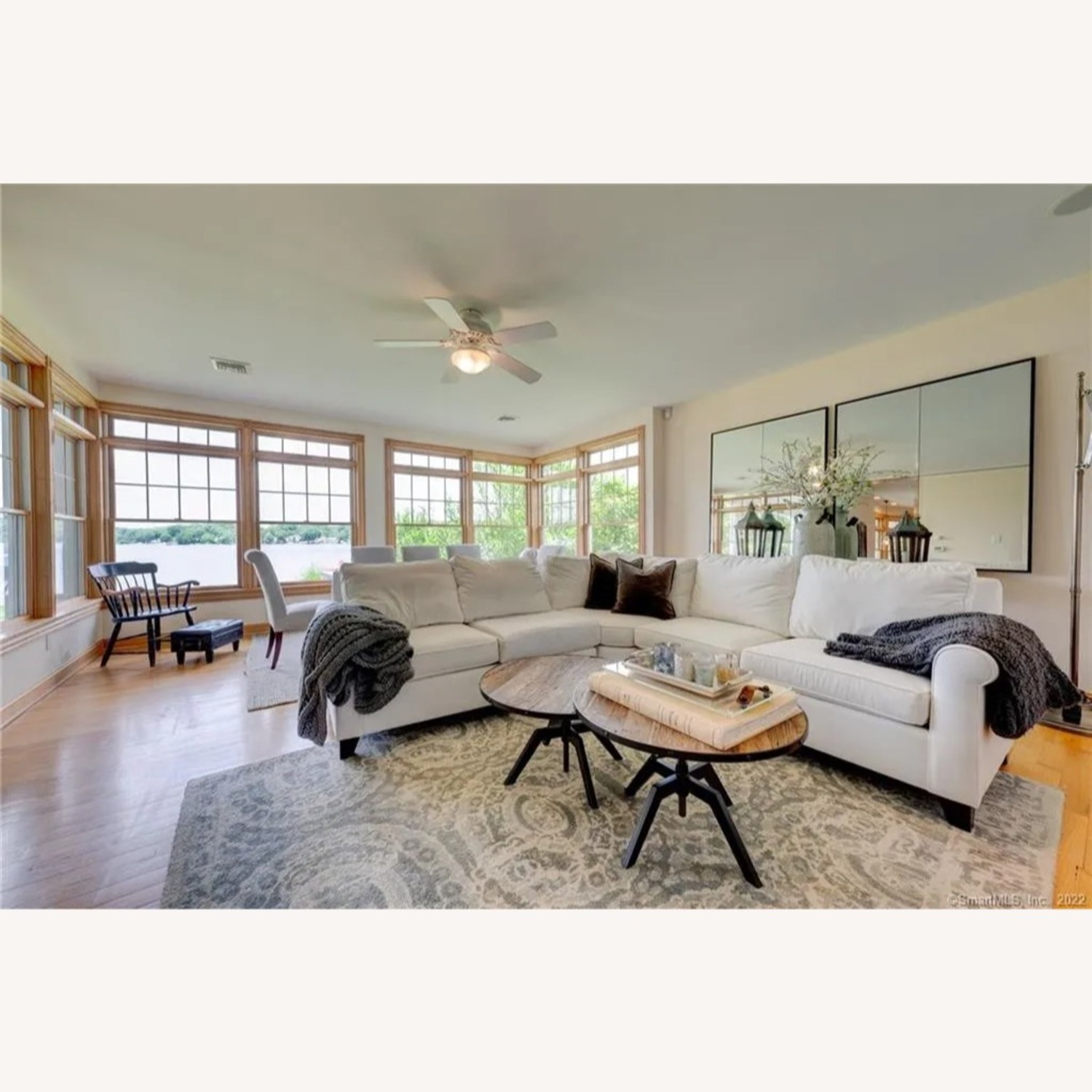 Pottery Barn White Fabric 3+ Piece Sectional - image-2