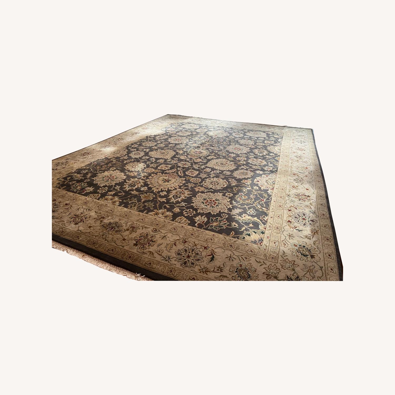 ABC Carpet and Home Blue Wool Area Rug 12' x 15' - image-0