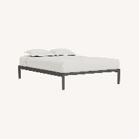 Room & Board Core Dark Gray Metal Queen Bed