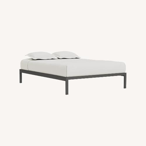 Used Room & Board Core Dark Gray Metal Queen Bed for sale on AptDeco