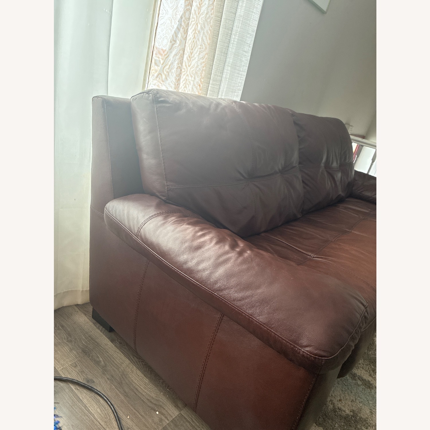 Dark Brown 2 Piece Sectional - image-2