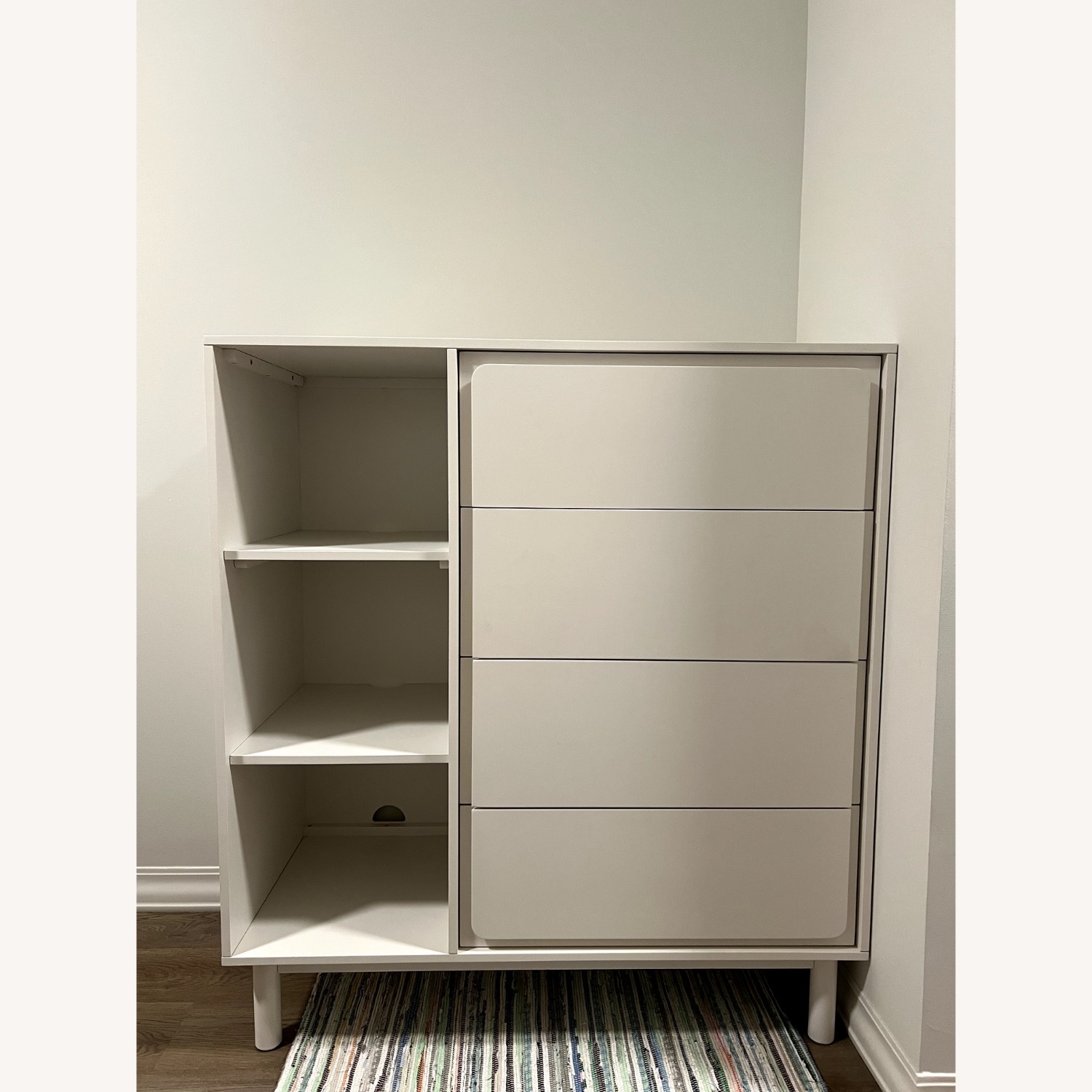 West Elm Kids Tilden White Wood Dresser - image-1