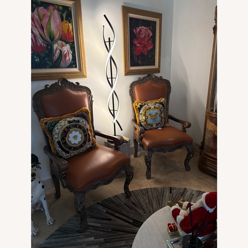 Used Vintage/Antique Finds Dark Brown Armchair for sale on AptDeco