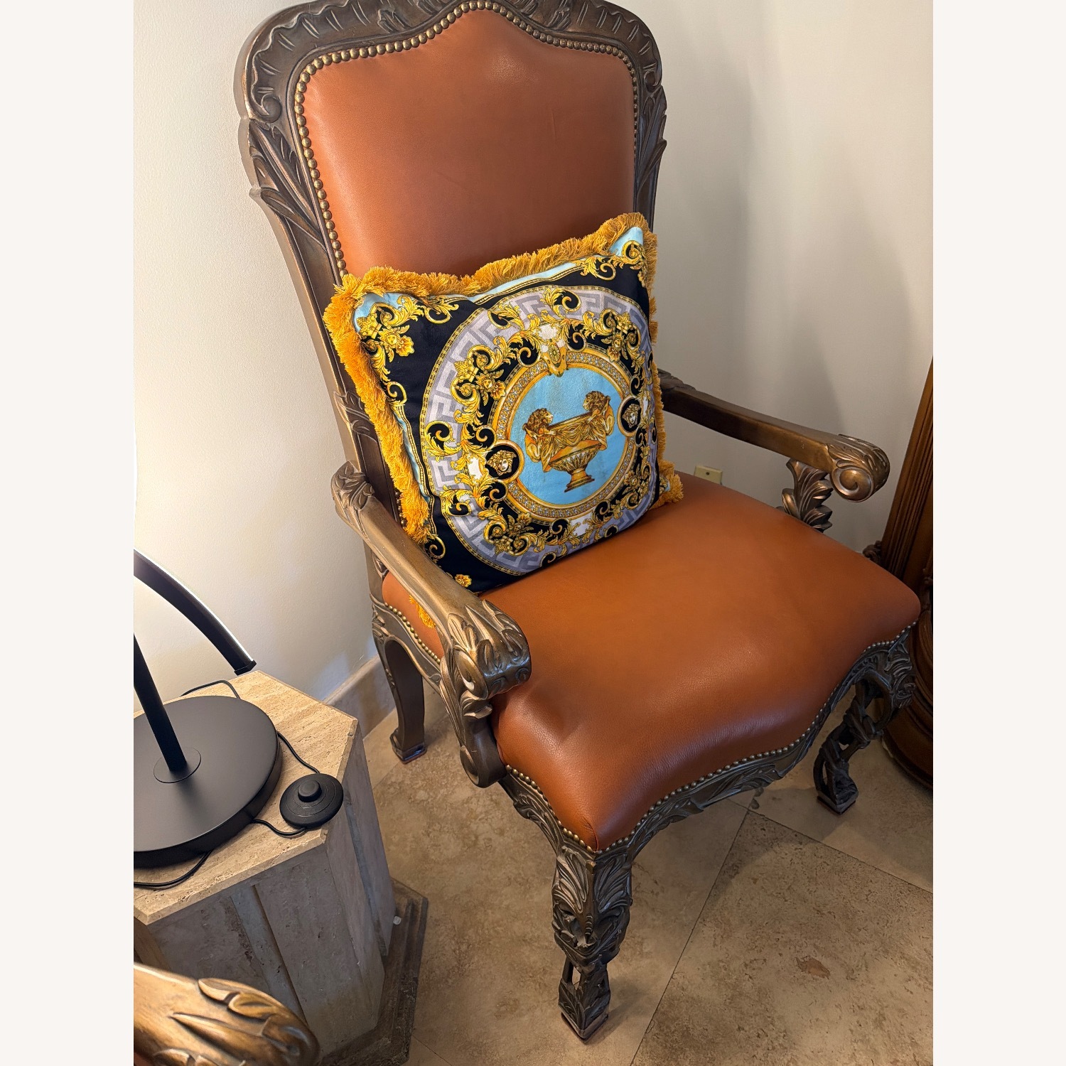 Vintage/Antique Finds Dark Brown Armchair - image-2