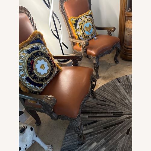 Used Vintage/Antique Finds Dark Brown Armchair for sale on AptDeco