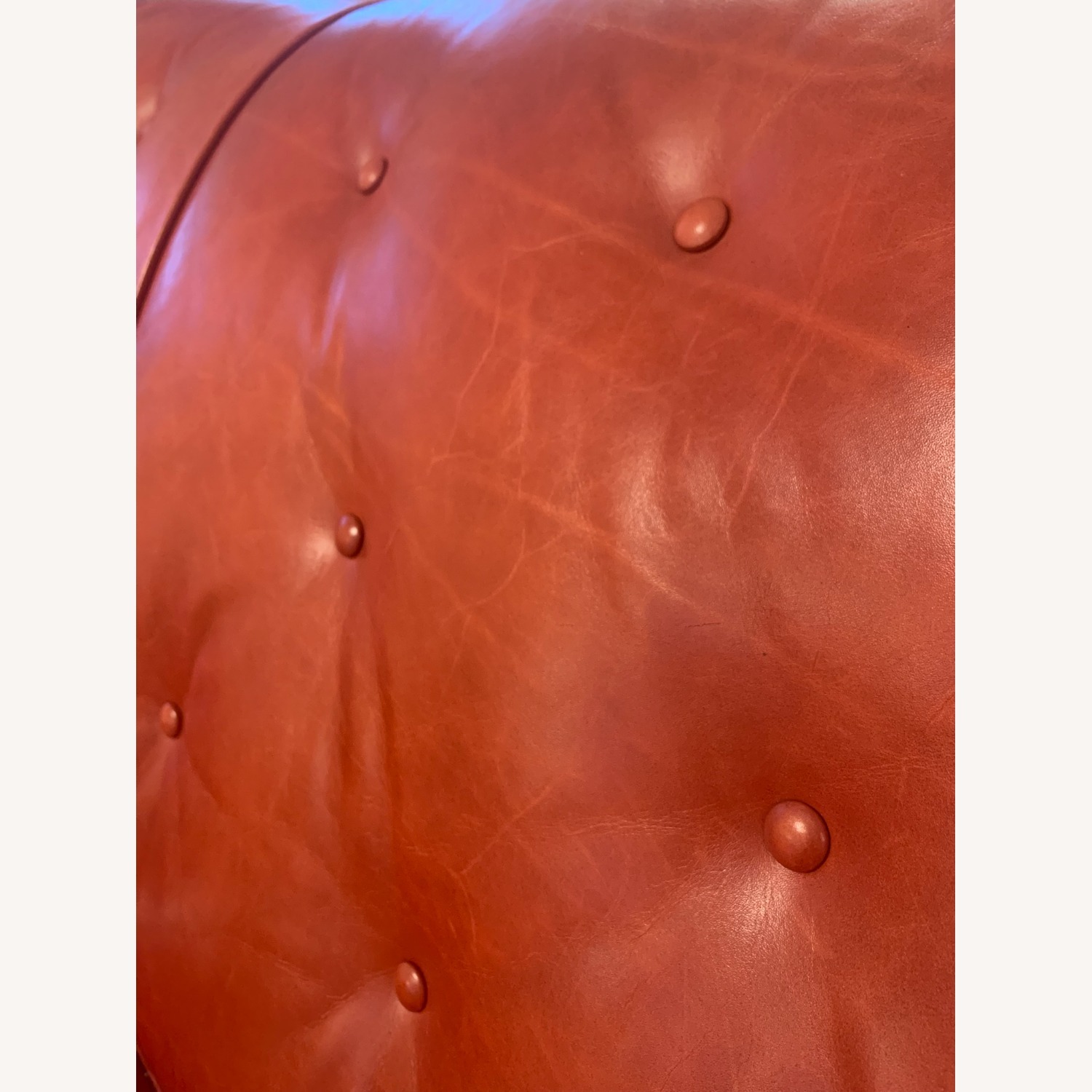 Hancock & Moore Red Leather 3+ Seater Sofa - image-9