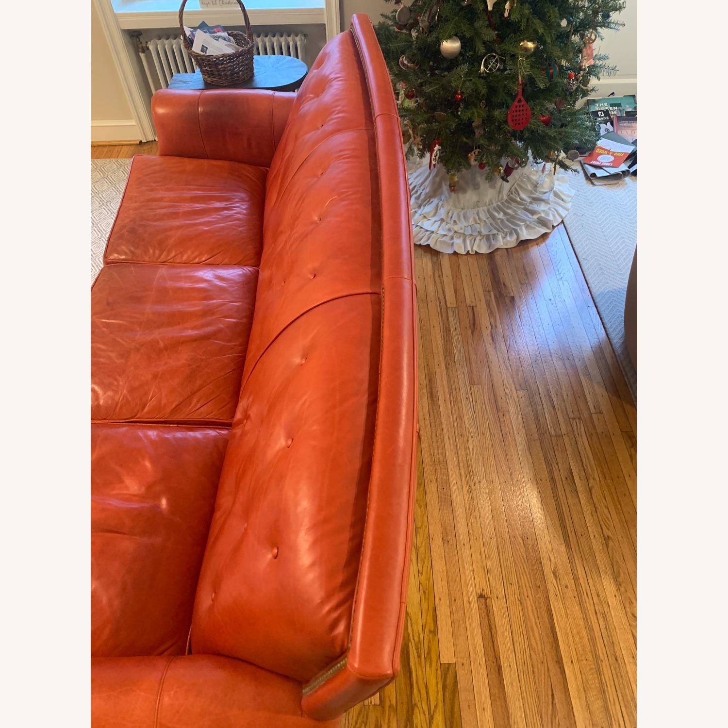Hancock & Moore Red Leather 3+ Seater Sofa - image-13