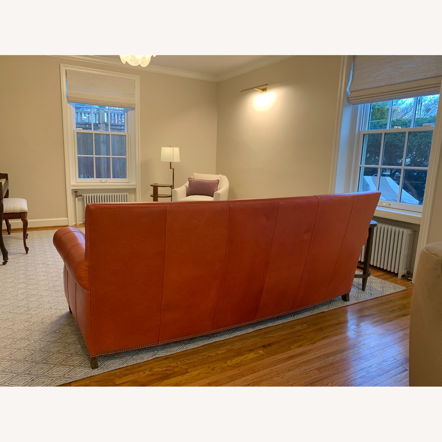 Hancock & Moore Red Leather 3+ Seater Sofa - image-3